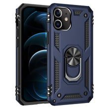 Load image into Gallery viewer, Shockproof TPU + PC Protective Case with 360 Degree Rotating Holder, For iPhone 12 Pro Max, For iPhone 12 / 12 Pro, For iPhone 12 mini, For Xiaomi Redmi 9, For Huawei Y7p / P40 Lite E, For Samsung Galaxy Note20, For Samsung Galaxy Note20 Ultra