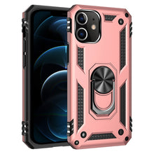 Load image into Gallery viewer, Shockproof TPU + PC Protective Case with 360 Degree Rotating Holder, For iPhone 12 Pro Max, For iPhone 12 / 12 Pro, For iPhone 12 mini, For Xiaomi Redmi 9, For Huawei Y7p / P40 Lite E, For Samsung Galaxy Note20, For Samsung Galaxy Note20 Ultra