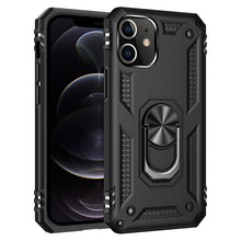 Load image into Gallery viewer, Shockproof TPU + PC Protective Case with 360 Degree Rotating Holder, For iPhone 12 Pro Max, For iPhone 12 / 12 Pro, For iPhone 12 mini, For Xiaomi Redmi 9, For Huawei Y7p / P40 Lite E, For Samsung Galaxy Note20, For Samsung Galaxy Note20 Ultra