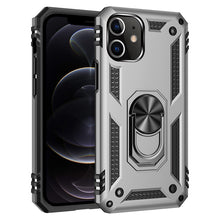Load image into Gallery viewer, Shockproof TPU + PC Protective Case with 360 Degree Rotating Holder, For iPhone 12 Pro Max, For iPhone 12 / 12 Pro, For iPhone 12 mini, For Xiaomi Redmi 9, For Huawei Y7p / P40 Lite E, For Samsung Galaxy Note20, For Samsung Galaxy Note20 Ultra