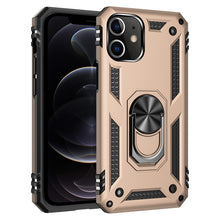 Load image into Gallery viewer, Shockproof TPU + PC Protective Case with 360 Degree Rotating Holder, For iPhone 12 Pro Max, For iPhone 12 / 12 Pro, For iPhone 12 mini, For Xiaomi Redmi 9, For Huawei Y7p / P40 Lite E, For Samsung Galaxy Note20, For Samsung Galaxy Note20 Ultra