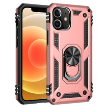Load image into Gallery viewer, Shockproof TPU + PC Protective Case with 360 Degree Rotating Holder, For iPhone 12 Pro Max, For iPhone 12 / 12 Pro, For iPhone 12 mini, For Xiaomi Redmi 9, For Huawei Y7p / P40 Lite E, For Samsung Galaxy Note20, For Samsung Galaxy Note20 Ultra