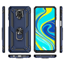 Load image into Gallery viewer, Shockproof TPU + PC Protective Case with 360 Degree Rotating Holder, For Xiaomi Redmi Note 9 Pro
