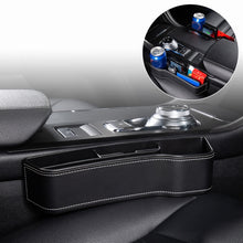 Load image into Gallery viewer, Car Multi-functional Console Box Cup Holder Seat Gap Side Storage Box, Leather Style, Brown Front Passenger Seat, Beige Front Passenger Seat, Black Front Passenger Seat, Black Main Driver Seat, Beige Main Driver Seat, Brown Main Driver Seat