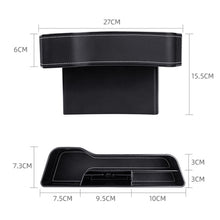 Load image into Gallery viewer, Car Multi-functional Console Box Cup Holder Seat Gap Side Storage Box, Leather Style, Brown Front Passenger Seat, Beige Front Passenger Seat, Black Front Passenger Seat, Black Main Driver Seat, Beige Main Driver Seat, Brown Main Driver Seat