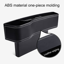 Load image into Gallery viewer, Car Multi-functional Console Box Cup Holder Seat Gap Side Storage Box, Leather Style, Brown Front Passenger Seat, Beige Front Passenger Seat, Black Front Passenger Seat, Black Main Driver Seat, Beige Main Driver Seat, Brown Main Driver Seat