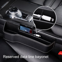Load image into Gallery viewer, Car Multi-functional Console Box Cup Holder Seat Gap Side Storage Box, Leather Style, Brown Front Passenger Seat, Beige Front Passenger Seat, Black Front Passenger Seat, Black Main Driver Seat, Beige Main Driver Seat, Brown Main Driver Seat