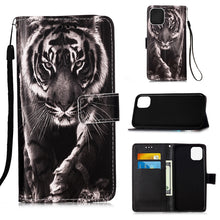 Load image into Gallery viewer, Painted Flat Texture Leather Case with Lanyard &amp; Card Slot &amp; Wallet &amp; Holder, For iPhone 12 mini, For iPhone 12 / 12 Pro, For iPhone 12 Pro Max