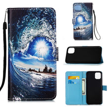 Load image into Gallery viewer, Painted Flat Texture Leather Case with Lanyard &amp; Card Slot &amp; Wallet &amp; Holder, For iPhone 12 mini, For iPhone 12 / 12 Pro, For iPhone 12 Pro Max