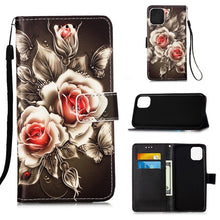 Load image into Gallery viewer, Painted Flat Texture Leather Case with Lanyard &amp; Card Slot &amp; Wallet &amp; Holder, For iPhone 12 mini, For iPhone 12 / 12 Pro, For iPhone 12 Pro Max