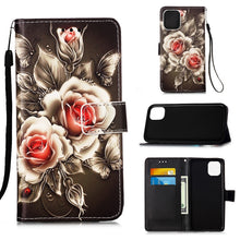 Load image into Gallery viewer, Painted Flat Texture Leather Case with Lanyard &amp; Card Slot &amp; Wallet &amp; Holder, For iPhone 12 mini, For iPhone 12 / 12 Pro, For iPhone 12 Pro Max