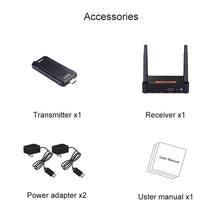 Load image into Gallery viewer, Measy FHD656 Mini 1080P HDMI 1.4 HD Wireless Audio Video Transmitter Receiver Extender Transmission System, Transmission Distance: 100m,, US Plug, EU Plug, AU Plug, UK Plug