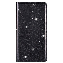 Load image into Gallery viewer, Ultrathin Glitter Magnetic Horizontal Flip Leather Case with Holder &amp; Card Slots, For iPhone XR
