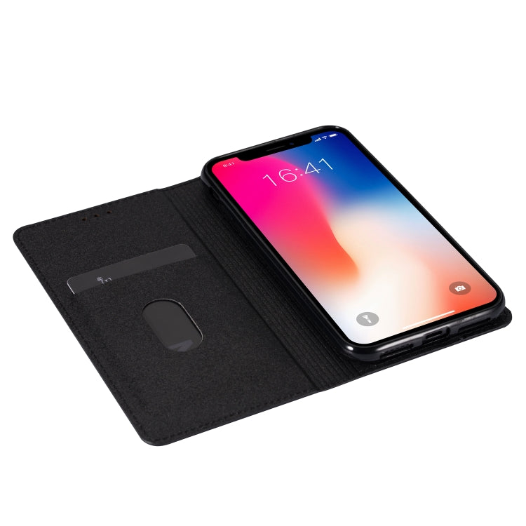 Ultrathin Glitter Magnetic Horizontal Flip Leather Case with Holder & Card Slots, For iPhone XR