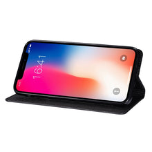 Load image into Gallery viewer, Ultrathin Glitter Magnetic Horizontal Flip Leather Case with Holder &amp; Card Slots, For iPhone XR