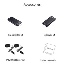 Load image into Gallery viewer, Measy FHD656 Nano 1080P HDMI 1.4 HD Wireless Audio Video Double Mini Transmitter Receiver Extender Transmission System, Transmission Distance: 100m,, US Plug, EU Plug, AU Plug, UK Plug