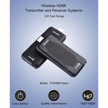 Load image into Gallery viewer, Measy FHD656 Nano 1080P HDMI 1.4 HD Wireless Audio Video Double Mini Transmitter Receiver Extender Transmission System, Transmission Distance: 100m,, US Plug, EU Plug, AU Plug, UK Plug