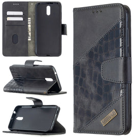 Matching Color Crocodile Texture Horizontal Flip PU Leather Case with Wallet & Holder & Card Slots, For Nokia 2.3, For Xiaomi Redmi 7A, For Xiaomi Redmi 7, For Xiaomi Redmi 8A, For Xiaomi Redmi 8, For Xiaomi Redmi 9, For Xiaomi Redmi Note 8T           ...