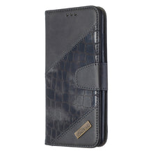 Load image into Gallery viewer, Matching Color Crocodile Texture Horizontal Flip PU Leather Case with Wallet &amp; Holder &amp; Card Slots, For Xiaomi Redmi 8 Pro, For Xiaomi Redmi  Note 9