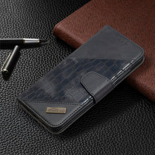 Load image into Gallery viewer, Matching Color Crocodile Texture Horizontal Flip PU Leather Case with Wallet &amp; Holder &amp; Card Slots, For Xiaomi Redmi 8 Pro, For Xiaomi Redmi  Note 9
