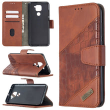 Load image into Gallery viewer, Matching Color Crocodile Texture Horizontal Flip PU Leather Case with Wallet &amp; Holder &amp; Card Slots, For Xiaomi Redmi 8 Pro, For Xiaomi Redmi  Note 9