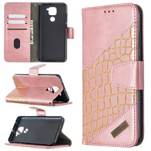Load image into Gallery viewer, Matching Color Crocodile Texture Horizontal Flip PU Leather Case with Wallet &amp; Holder &amp; Card Slots, For Xiaomi Redmi 8 Pro, For Xiaomi Redmi  Note 9