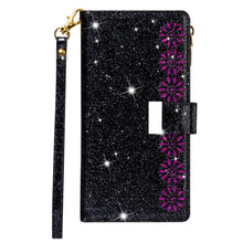 Load image into Gallery viewer, Multi-card Slots Starry Sky Laser Carving Glitter Zipper Horizontal Flip Leather Case with Holder &amp; Wallet &amp; Lanyard, For Xiaomi Redmi Note 8, For Xiaomi Redmi Note 8 Pro, For Xiaomi Redmi 8A / 8A Dual / 8, For Xiaomi Redmi K30, For Xiaomi Redmi K30 Pr...