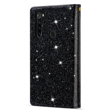 Load image into Gallery viewer, Multi-card Slots Starry Sky Laser Carving Glitter Zipper Horizontal Flip Leather Case with Holder &amp; Wallet &amp; Lanyard, For Xiaomi Redmi Note 8, For Xiaomi Redmi Note 8 Pro, For Xiaomi Redmi 8A / 8A Dual / 8, For Xiaomi Redmi K30, For Xiaomi Redmi K30 Pr...