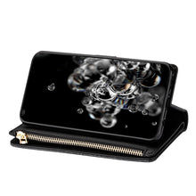 Load image into Gallery viewer, Multi-card Slots Starry Sky Laser Carving Glitter Zipper Horizontal Flip Leather Case with Holder &amp; Wallet &amp; Lanyard, For Xiaomi Redmi Note 8, For Xiaomi Redmi Note 8 Pro, For Xiaomi Redmi 8A / 8A Dual / 8, For Xiaomi Redmi K30, For Xiaomi Redmi K30 Pr...