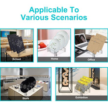 Load image into Gallery viewer, Acrylic Removable Plate Storage Rack Multi-layer Dish Drainer, 16.5 x 15.3 x 11.5cm, 21.6 x 15.3 x 12.5cm, 26.7 x 15.3 x 14cm