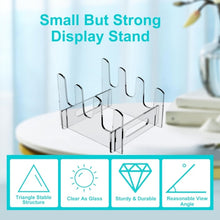 Load image into Gallery viewer, Acrylic Removable Plate Storage Rack Multi-layer Dish Drainer, 16.5 x 15.3 x 11.5cm, 21.6 x 15.3 x 12.5cm, 26.7 x 15.3 x 14cm
