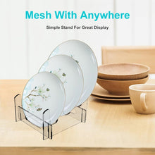 Load image into Gallery viewer, Acrylic Removable Plate Storage Rack Multi-layer Dish Drainer, 16.5 x 15.3 x 11.5cm, 21.6 x 15.3 x 12.5cm, 26.7 x 15.3 x 14cm