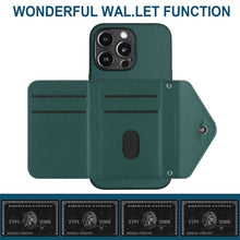 Load image into Gallery viewer, Rhombic Texture Card Bag RFID Phone Case with Long Lanyard, For iPhone 15 Pro Max, For iPhone 15 Pro, For iPhone 15 Plus, For iPhone 15, For iPhone 14 Plus, For iPhone 14, For iPhone 14 Pro, For iPhone 14 Pro Max