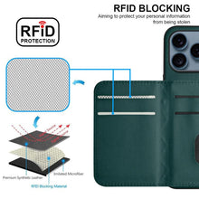 Load image into Gallery viewer, Rhombic Texture Card Bag RFID Phone Case with Long Lanyard, For iPhone 17 Pro Max, For iPhone 17 Pro, For iPhone 17, For iPhone Air, For iPhone 16 Pro Max, For iPhone 16 Pro, For iPhone 16 Plus, For iPhone 16