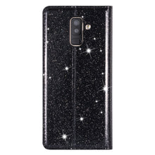 Load image into Gallery viewer, Ultrathin Glitter Magnetic Horizontal Flip Leather Case with Holder &amp; Card Slots, For Samsung Galaxy A6+ / J8 (2018), For Samsung Galaxy A10e, For Samsung Galaxy A20 / A30, For Samsung Galaxy A20e, For Samsung Galaxy A40, For Samsung Galaxy A60        ...