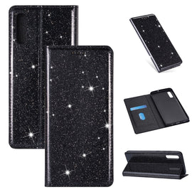 Ultrathin Glitter Magnetic Horizontal Flip Leather Case with Holder & Card Slots, For Samsung Galaxy A70, For Samsung Galaxy A7 (2018) / A750, For Samsung Galaxy J4 (2018), For Samsung Galaxy J4+, For Samsung Galaxy J6 (2018), For Samsung Galaxy J6+   ...
