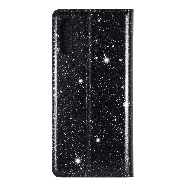 Ultrathin Glitter Magnetic Horizontal Flip Leather Case with Holder & Card Slots, For Samsung Galaxy A70, For Samsung Galaxy A7 (2018) / A750, For Samsung Galaxy J4 (2018), For Samsung Galaxy J4+, For Samsung Galaxy J6 (2018), For Samsung Galaxy J6+   ...