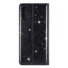 Load image into Gallery viewer, Ultrathin Glitter Magnetic Horizontal Flip Leather Case with Holder &amp; Card Slots, For Samsung Galaxy A70, For Samsung Galaxy A7 (2018) / A750, For Samsung Galaxy J4 (2018), For Samsung Galaxy J4+, For Samsung Galaxy J6 (2018), For Samsung Galaxy J6+   ...