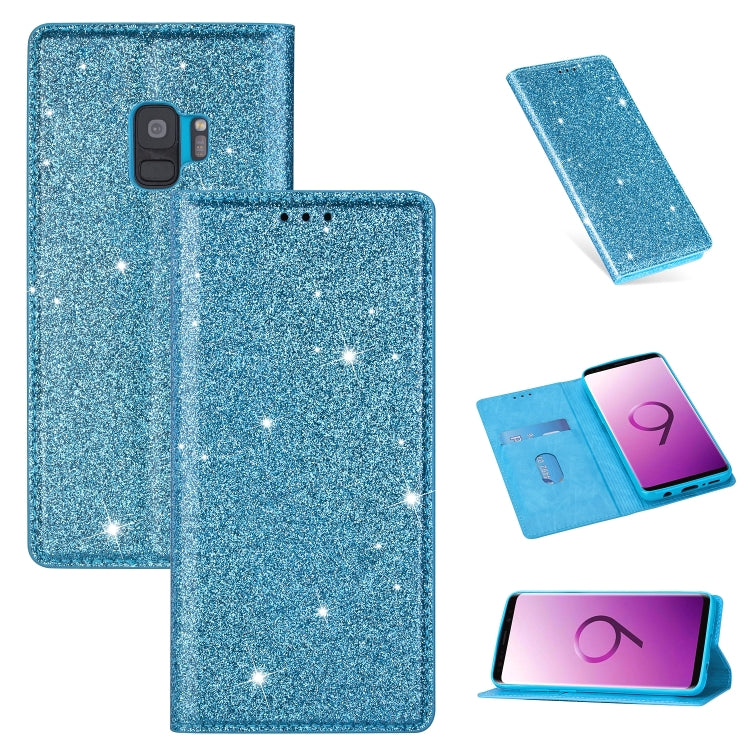 Ultrathin Glitter Magnetic Horizontal Flip Leather Case with Holder & Card Slots, For Samsung Galaxy Note 10, For Samsung Galaxy Note 10 Plus, For Samsung Galaxy S9, For Samsung Galaxy S10, For Samsung Galaxy S10e, For Samsung Galaxy S10+              ...