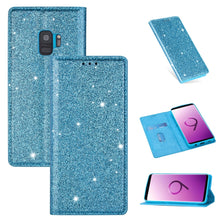 Load image into Gallery viewer, Ultrathin Glitter Magnetic Horizontal Flip Leather Case with Holder &amp; Card Slots, For Samsung Galaxy Note 10, For Samsung Galaxy Note 10 Plus, For Samsung Galaxy S9, For Samsung Galaxy S10, For Samsung Galaxy S10e, For Samsung Galaxy S10+              ...