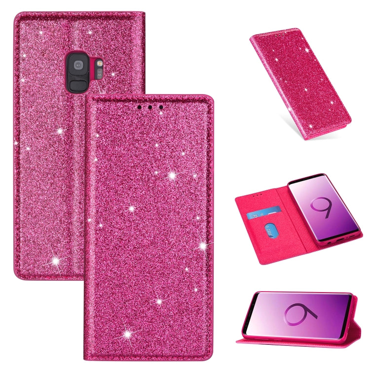 Ultrathin Glitter Magnetic Horizontal Flip Leather Case with Holder & Card Slots, For Samsung Galaxy Note 10, For Samsung Galaxy Note 10 Plus, For Samsung Galaxy S9, For Samsung Galaxy S10, For Samsung Galaxy S10e, For Samsung Galaxy S10+              ...
