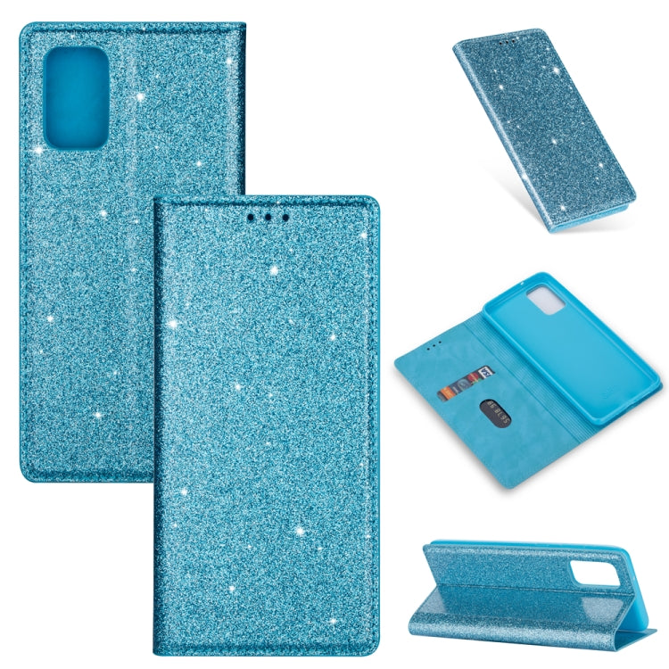 Ultrathin Glitter Magnetic Horizontal Flip Leather Case with Holder & Card Slots, For Samsung Galaxy Note 10, For Samsung Galaxy Note 10 Plus, For Samsung Galaxy S9, For Samsung Galaxy S10, For Samsung Galaxy S10e, For Samsung Galaxy S10+              ...
