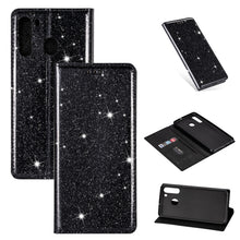 Load image into Gallery viewer, Ultrathin Glitter Magnetic Horizontal Flip Leather Case with Holder &amp; Card Slots, For Samsung Galaxy A91, For Samsung Galaxy A21, For Samsung Galaxy A51, For Samsung Galaxy A71, For Samsung Galaxy S20, For Samsung Galaxy S20+, For Samsung Galaxy S20 Ul...
