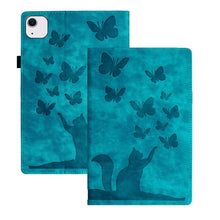 Load image into Gallery viewer, Butterfly Cat Embossing Leather Tablet Case, For iPad Air 13 2026 / 2025 / 2024, For iPad Air 11 2026 / 2025 / 2024, For iPad Pro 13 2025 / 2024, For iPad Pro 11 2025 / 2024, For iPad mini 2024 / 2021
