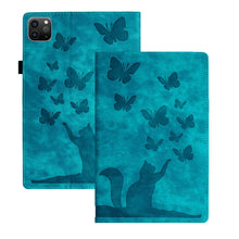 Load image into Gallery viewer, Butterfly Cat Embossing Leather Tablet Case, For iPad Air 13 2026 / 2025 / 2024, For iPad Air 11 2026 / 2025 / 2024, For iPad Pro 13 2025 / 2024, For iPad Pro 11 2025 / 2024, For iPad mini 2024 / 2021