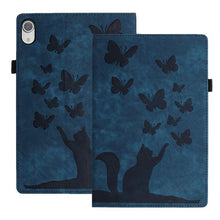 Load image into Gallery viewer, Butterfly Cat Embossing Leather Tablet Case, For iPad Air 13 2026 / 2025 / 2024, For iPad Air 11 2026 / 2025 / 2024, For iPad Pro 13 2025 / 2024, For iPad Pro 11 2025 / 2024, For iPad mini 2024 / 2021