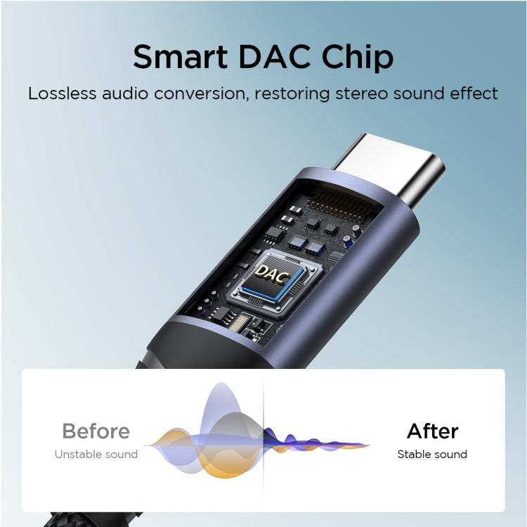 JOYROOM SY-C01 USB-C/Type-C to 3.5mm Audio Adapter Cable