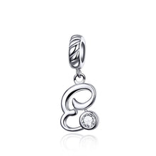 Load image into Gallery viewer, S925 Sterling Silver 26 English Letter Beads DIY Bracelet Necklace Accessories, A, B, C, D, E, F, G, H, I, J, K, L, M, N, O, P, Q, R, S, T, U, V, W, X, Y, Z