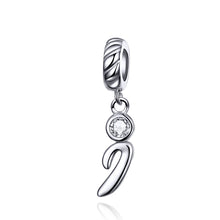 Load image into Gallery viewer, S925 Sterling Silver 26 English Letter Beads DIY Bracelet Necklace Accessories, A, B, C, D, E, F, G, H, I, J, K, L, M, N, O, P, Q, R, S, T, U, V, W, X, Y, Z