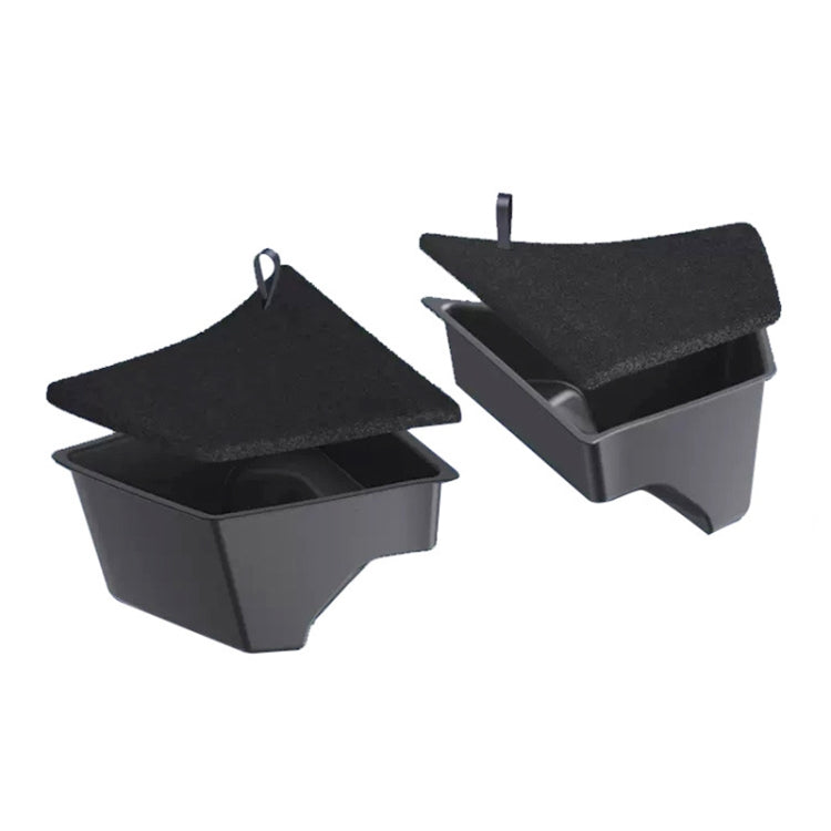 For Tesla Model 3 2pcs / Set Car Trunk Side Storage Box, Flagship Model, with Cover, without Cover